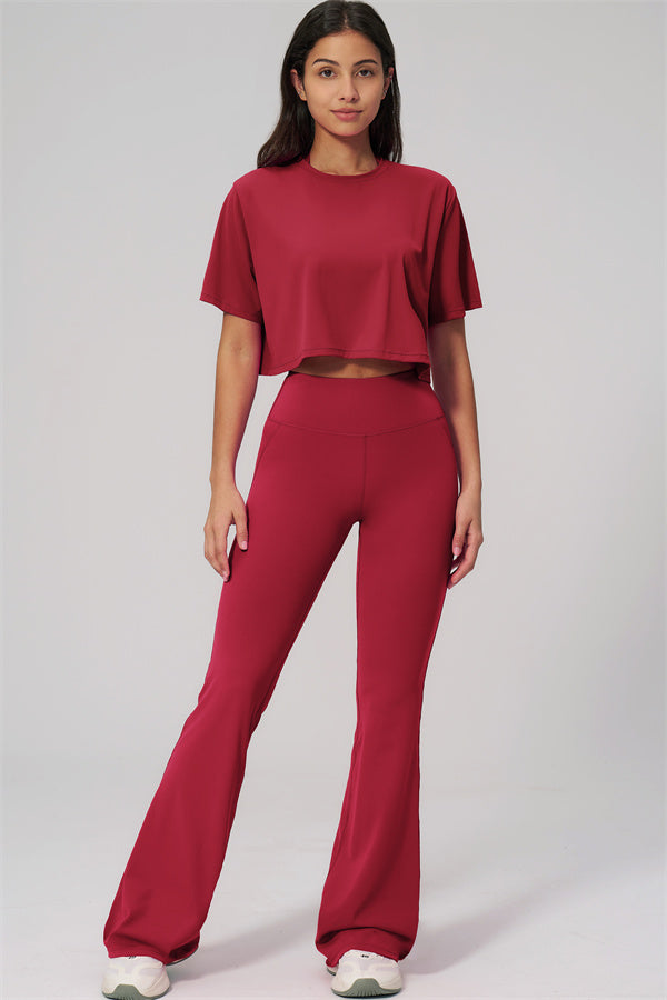 The Bold T-shirt Flared Leggings 2-Piece Set