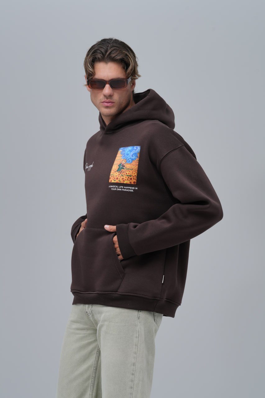 Van Gogh "Starry Night" Graphic Hoodie